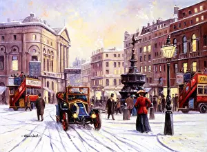 Lipton: Winter Evening, Piccadilly Circus, London