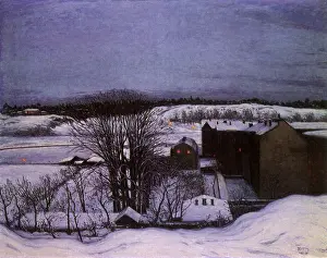 Taller: Winter Evening at Roslagstull