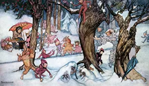 Frolic: Winter Frolic by Arthur Rackham