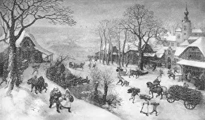 Hanfstaengl: Winter landscape