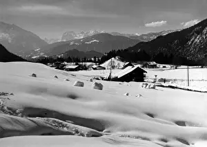 Reiter: Winter landscape in Berchtesgaden, 1942