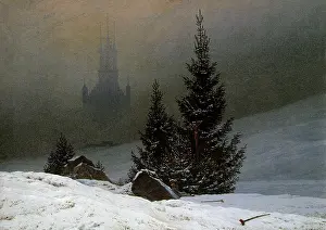 Winter Landscape, by Caspar David Friedrich