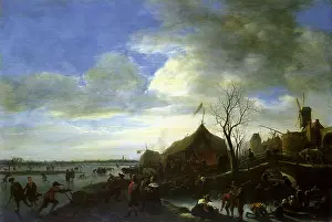 Steen: Winter Landscape, by Jan Steen