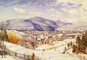 Catskill: Winter Landscape, Valley of the Catskills