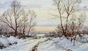 Medway: Winter above the Medway ' Bluebell Hill