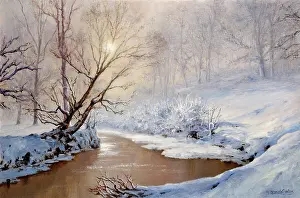 Denton: Winter Morning ' snowy landscape