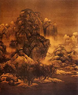 Pagodas: Winter in Mountains