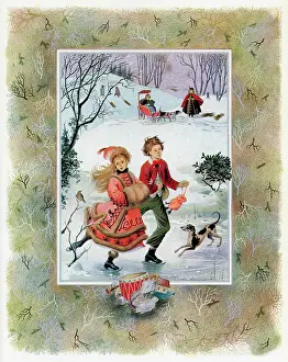 Faggots: Winter painted by Pauline Baynes