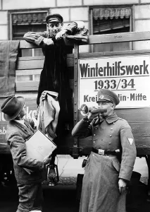 Volkes: Winter Relief clothes collection in Berlin, 1933