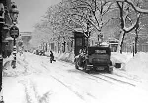 Ringstrasse: Winter Ringstrasse in Vienna, 1931