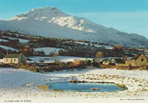 Louth: Winter scene in Cooley Mountains, County Louth, Ireland