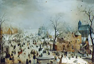 Hendrik: Winter scene. Hendrik Avercamp (1585-1634)