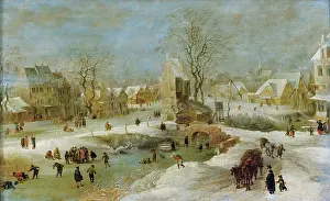 Brueghel: Winter Scene in Holland