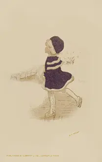 Coordinated: Winter scene. Skater