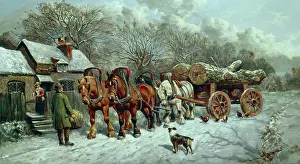 Creswick: Winter Scene with a Timber Drug