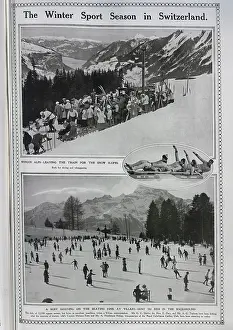 Dent: Winter season in Switzerland