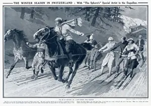 Iln - Consolidated Archive Holdings Ltd: The Winter Season in Switzerland by Matania
