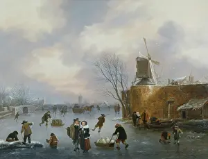 Molenaer: Winter Skating Scene