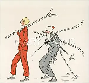 Clumsy: Winter Sportings by Lewis Baumer