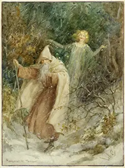 Ghostly: Winter and spring personified