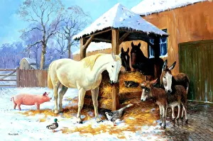 The Kevin Walsh Nostalgia Collection: Winter at the stable