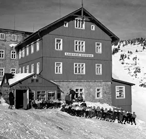 Krkonose: Winter sunbathing