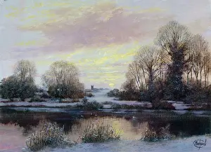 Madgwick: Winter Sunset – with river