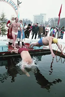 Winter swimmers initiation