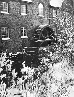 Bovey: WINTER WATERMILL