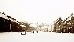 Tees: Winter in Yarm on Tees in the early 1880s