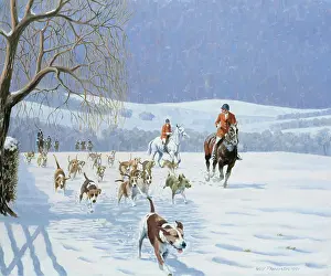 Plowman: A Winters Tail ' hunting scene