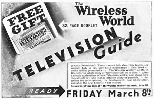 Misc: Wireless World - 1st Televsion Guide