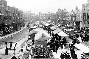 Wisbech: Wisbech Market early 1900s