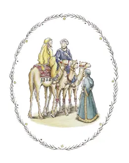 Miyuki: The Three Wise Men on camels