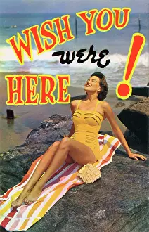 Kitsch: Wish You Were Here postcard