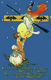 Broomstick: Witch on a broomstick