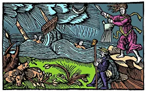 1555: Witch Causing a Storm at Sea