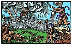 1555: Witch Causing a Storm at Sea