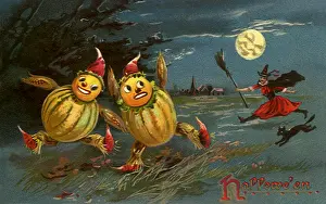 Chases: Witch Chases Pumpkins