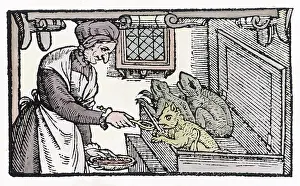 Familiars: Witch Feeds Familiars