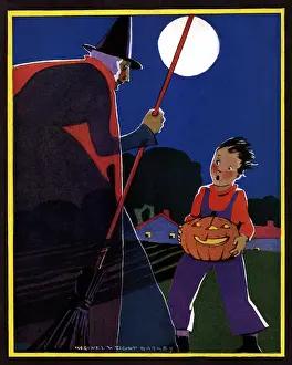 Haloween: Witch at Night