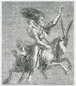 Borne: Witch riding a goat