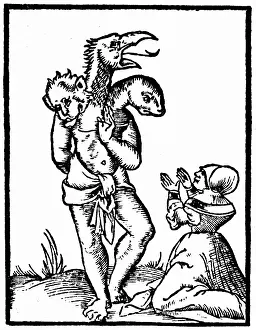 Supposed: Witch summoning up a monster. This was supposed