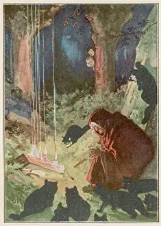 Spells: Witch in Woods Working her Spells