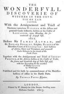 1613: WITCHCRAFT/BOOK