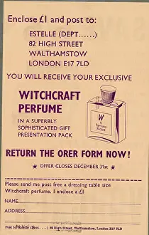 Estelle: Witchcraft Perfume order form