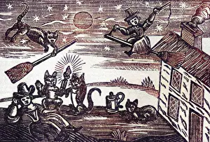 Broomstick: WITCHES & FAMILIARS