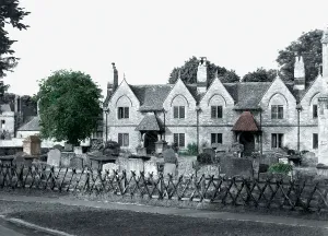 Almshouses: Witney, the Almshouses c1950