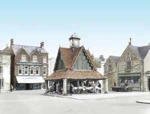 Witney: Witney, Butter Cross c1950