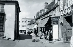 Witney: Witney, a corner of the Market Square c1955